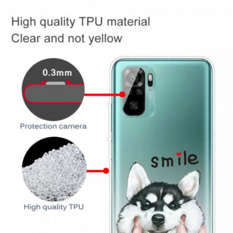 Mobilcover Xiaomi Redmi Note 10 / 10S Smile Hund