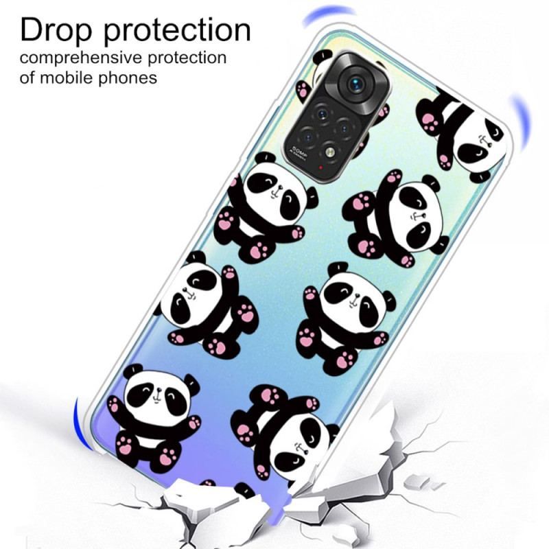 Mobilcover Xiaomi Redmi Note 11 Pro / 11 Pro 5G Sjove Pandaer